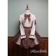 Alice Girl Bear Chocolate Short and Long Skirt and JSK(2nd Pre-Order/2 Colours/Full Payment Without Shipping)